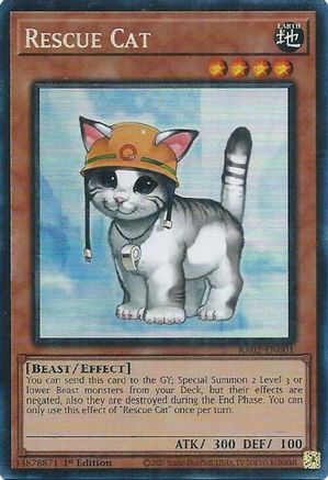 Image of Rescue Cat (PCR) [RA02-EN001] Prismatic Collector's Rare