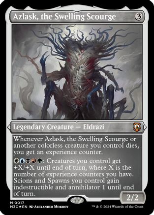 Image of Azlask, the Swelling Scourge (Foil Etched) [Modern Horizons 3 Commander]