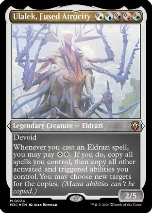 Image of Ulalek, Fused Atrocity (Foil Etched) [Modern Horizons 3 Commander]