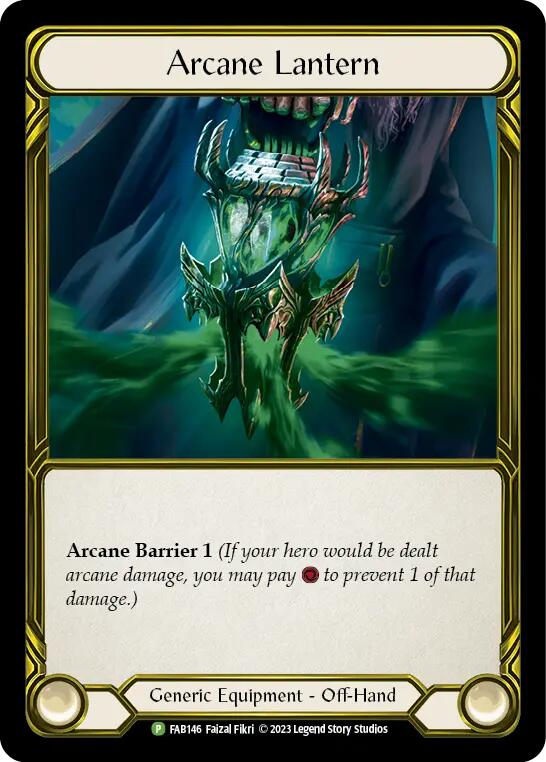 Image of Arcane Lantern (Golden) [FAB146] (Promo)  Cold Foil