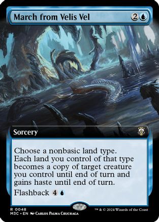 Image of March from Velis Vel (Extended Art) (Ripple Foil) (M3C-048) - Modern Horizons 3 Commander Foil