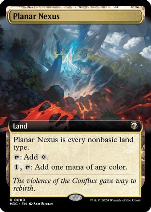 Image of Planar Nexus (Extended Art) (Ripple Foil) (M3C-080) - Modern Horizons 3 Commander Foil