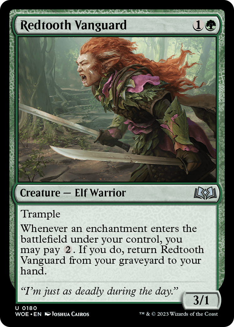 Image of Redtooth Vanguard [Wilds of Eldraine]