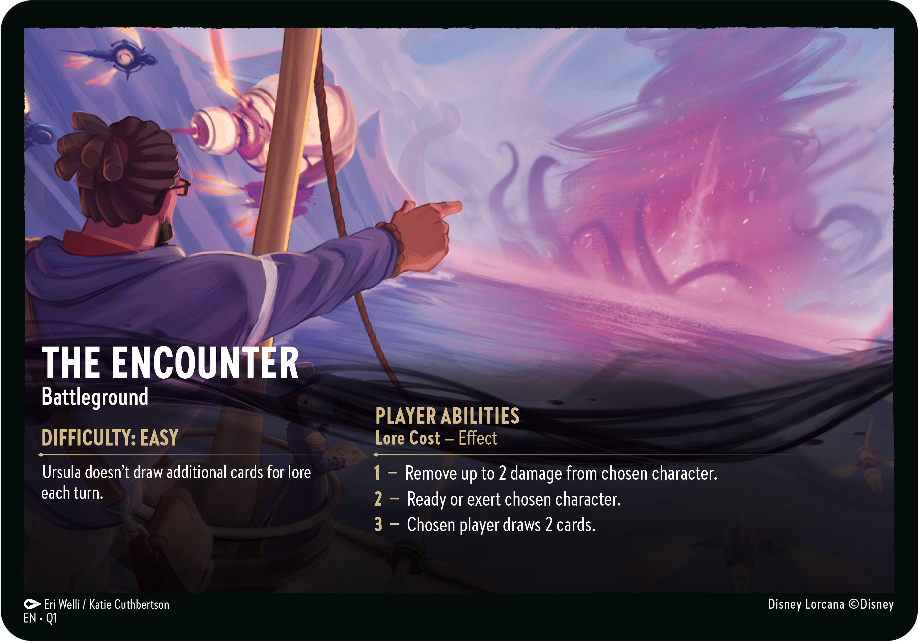 Image of The Encounter // A Dark Realm - Battleground (Oversized) [Illumineer's Quest: Deep Trouble]