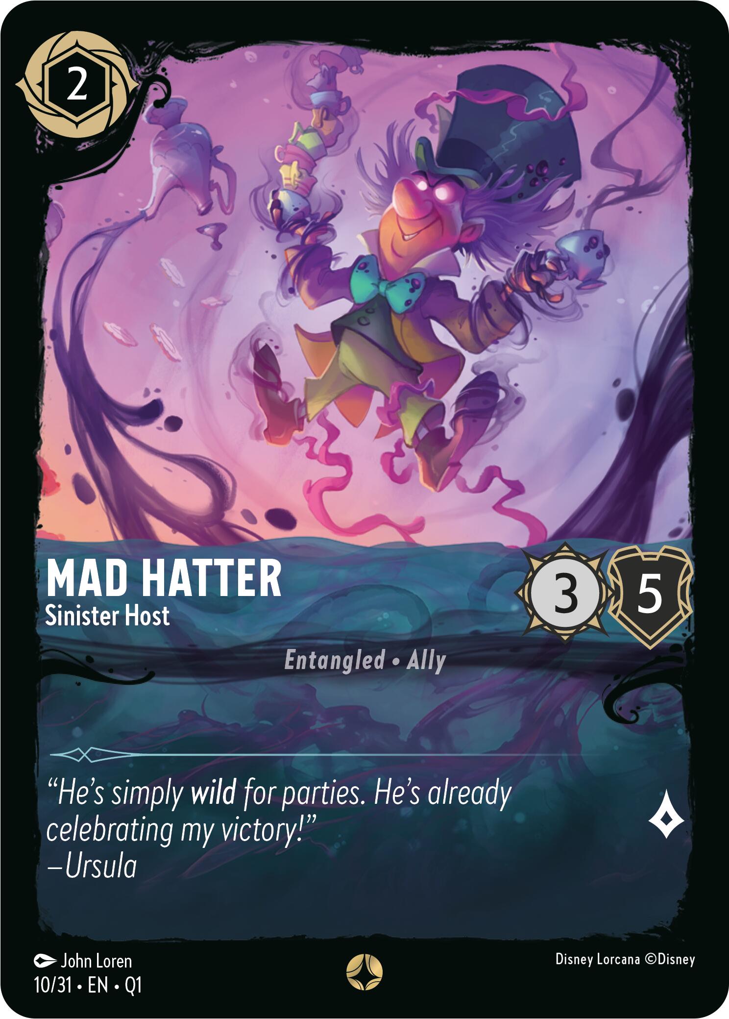 Image of Mad Hatter - Sinister Host (10/31) [Illumineer's Quest: Deep Trouble]
