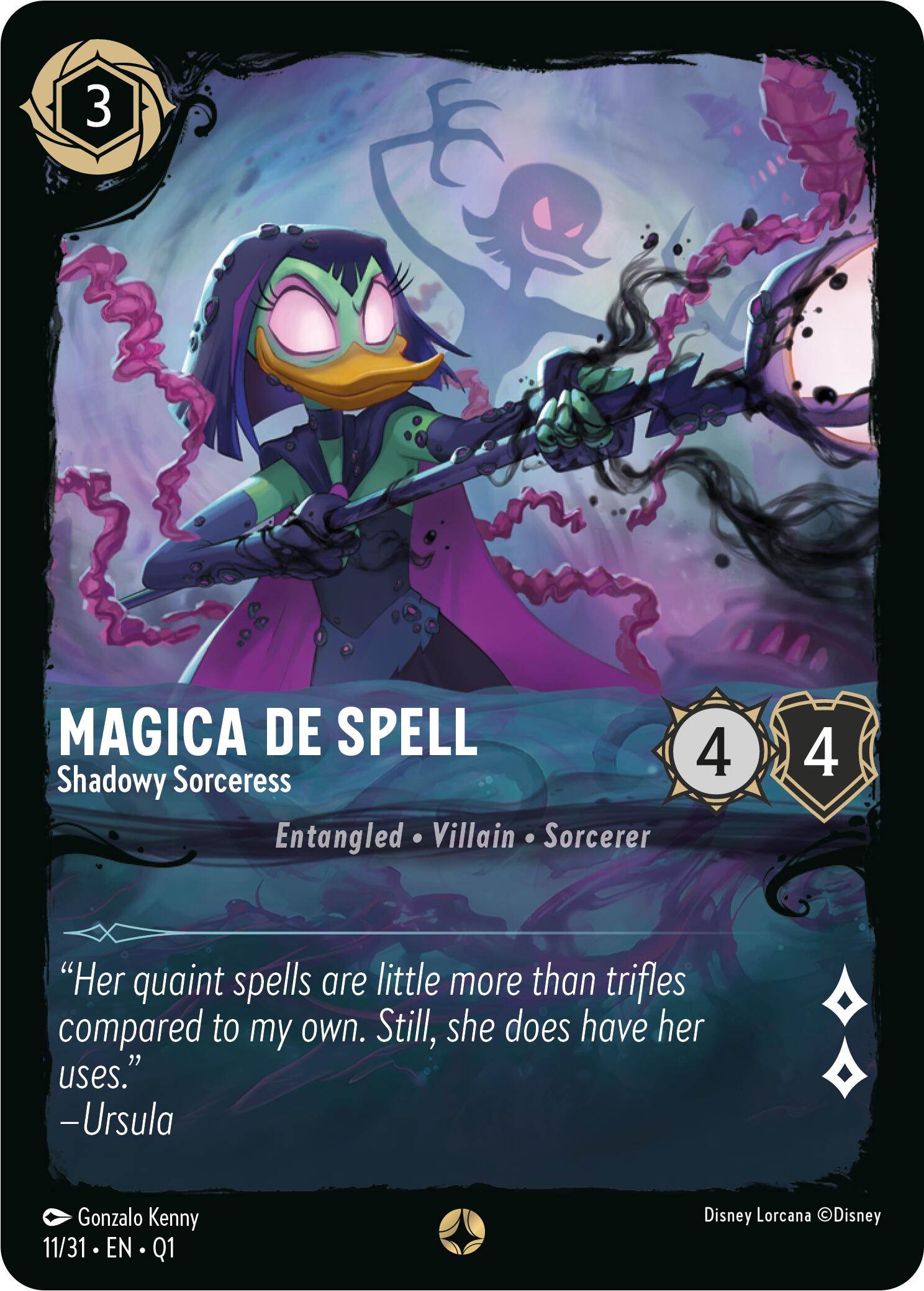 Image of Magica De Spell - Shadowy Sorceress (11/31) [Illumineer's Quest: Deep Trouble]