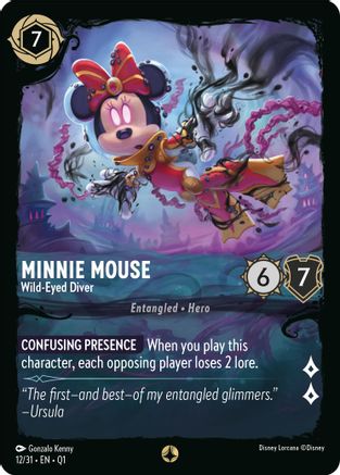 Image of Minnie Mouse - Wild-Eyed Diver (12/31) - Illumineers Quest Deep Trouble