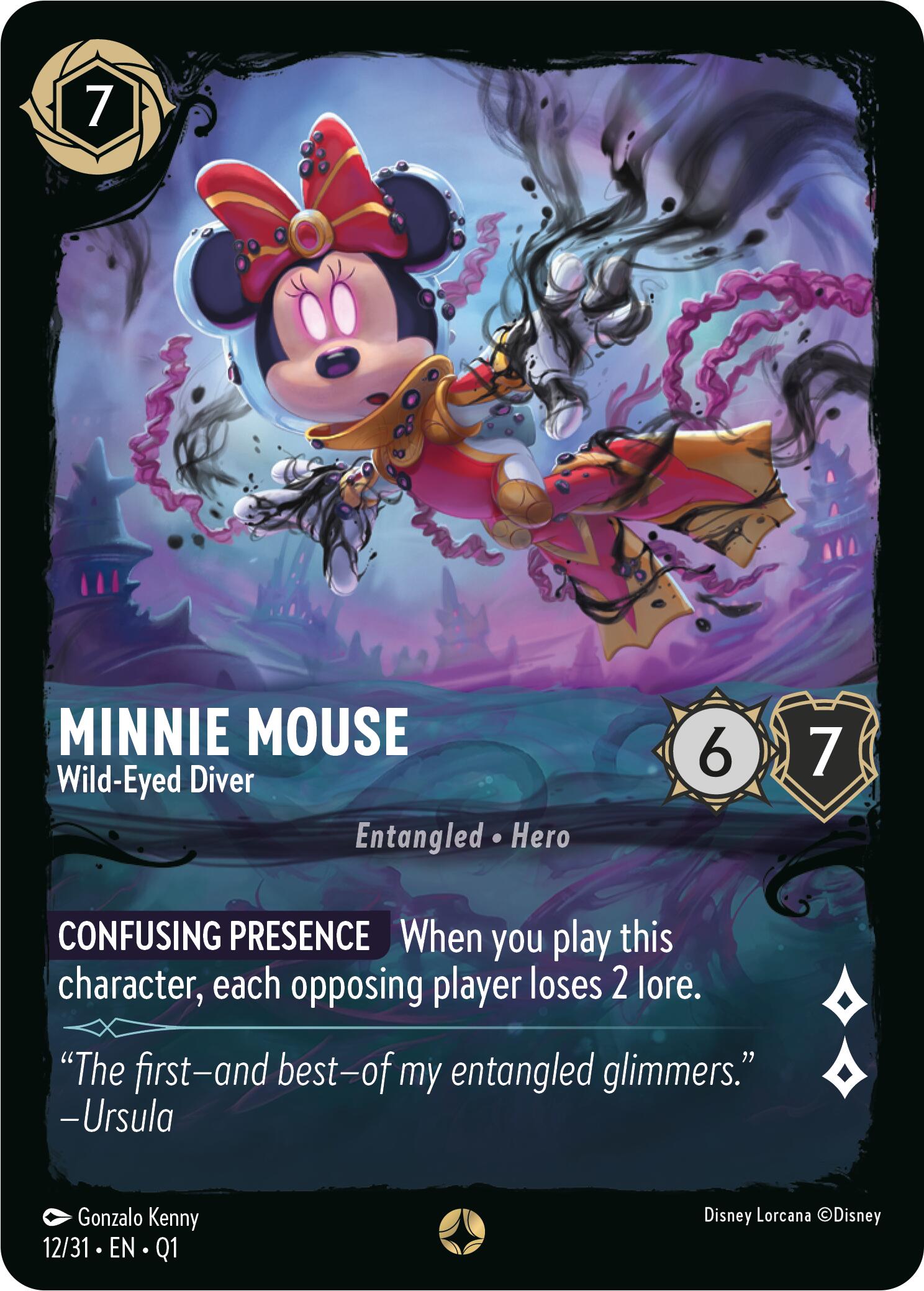 Image of Minnie Mouse - Wild-Eyed Diver (12/31) [Illumineer's Quest: Deep Trouble]