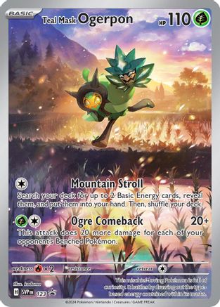Image of Teal Mask Ogerpon (123) [Scarlet & Violet: Black Star Promos]