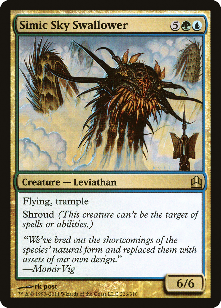 Image of Simic Sky Swallower [Commander 2011]