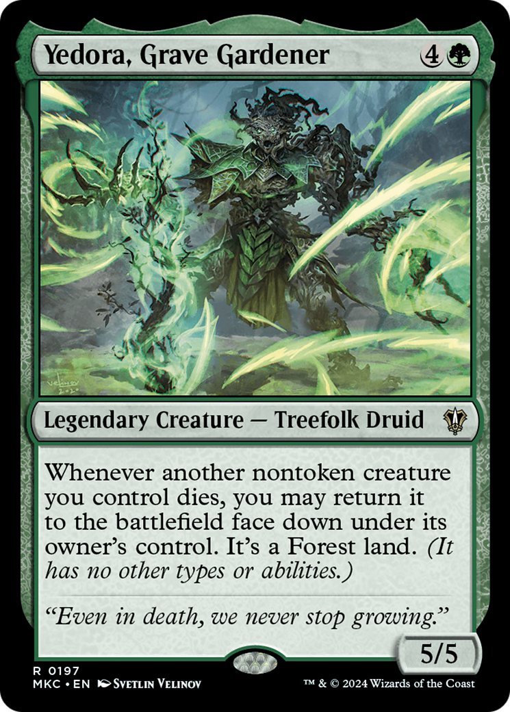 Image of Yedora, Grave Gardener [Murders at Karlov Manor Commander]