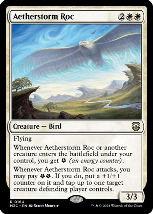Image of Aetherstorm Roc (Ripple Foil) (M3C-164) - Modern Horizons 3 Commander Foil
