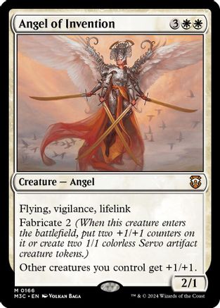 Image of Angel of Invention (Ripple Foil) [Modern Horizons 3 Commander]