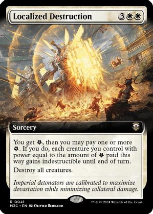 Image of Localized Destruction (Extended Art) (Ripple Foil) [Modern Horizons 3 Commander]