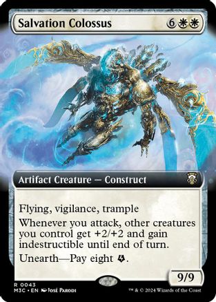 Image of Salvation Colossus (Extended Art) (Ripple Foil) [Modern Horizons 3 Commander]