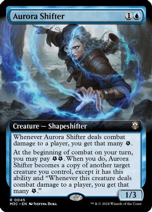 Image of Aurora Shifter (Extended Art) (Ripple Foil) [Modern Horizons 3 Commander]