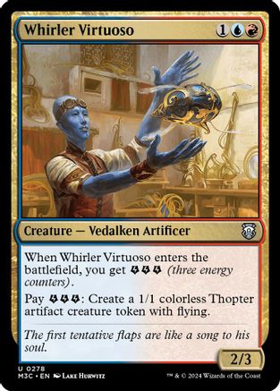 Image of Whirler Virtuoso (Ripple Foil) [Modern Horizons 3 Commander]