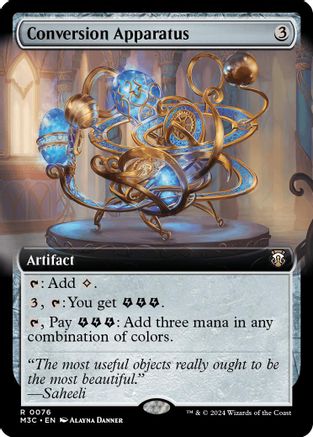 Image of Conversion Apparatus (Extended Art) (Ripple Foil) [Modern Horizons 3 Commander]