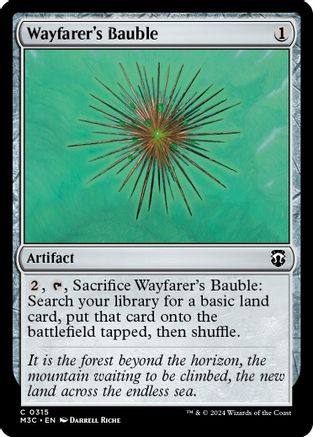 Image of Wayfarer's Bauble (Ripple Foil) [Modern Horizons 3 Commander]