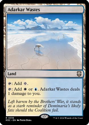 Image of Adarkar Wastes (Ripple Foil) [Modern Horizons 3 Commander]