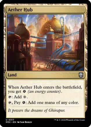 Image of Aether Hub (Ripple Foil) [Modern Horizons 3 Commander]