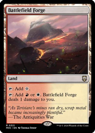Image of Battlefield Forge (Ripple Foil) [Modern Horizons 3 Commander]