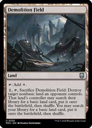 Image of Demolition Field (Ripple Foil) [Modern Horizons 3 Commander]