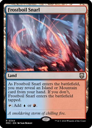 Image of Frostboil Snarl (Ripple Foil) [Modern Horizons 3 Commander]