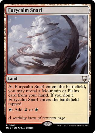 Image of Furycalm Snarl (Ripple Foil) [Modern Horizons 3 Commander]