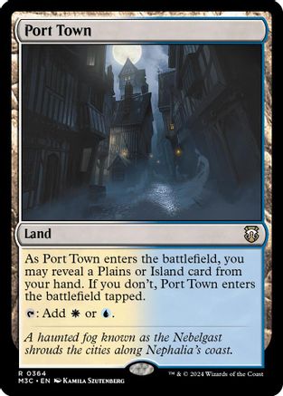 Image of Port Town (Ripple Foil) [Modern Horizons 3 Commander]