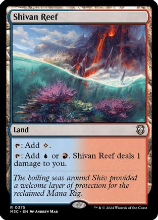 Image of Shivan Reef (Ripple Foil) [Modern Horizons 3 Commander]