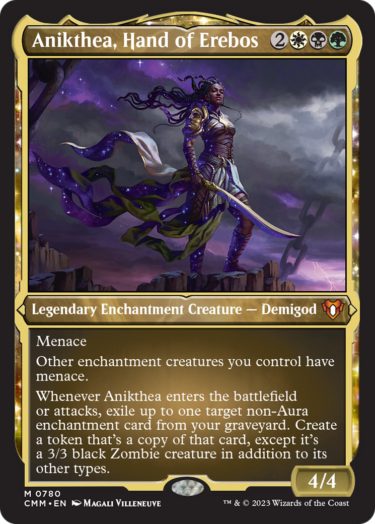 Image of Anikthea, Hand of Erebos (Display Commander) (Foil Etched) [Commander Masters]