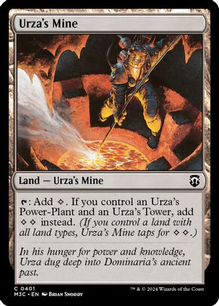 Image of Urza's Mine (Ripple Foil) (M3C-401) - Modern Horizons 3 Commander Foil