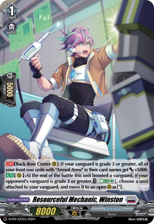 Image of Resourceful Mechanic, Winston (Foil) (D-PR/437EN) [D Promo Cards]