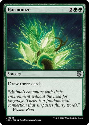 Image of Harmonize (Ripple Foil) [Modern Horizons 3 Commander]