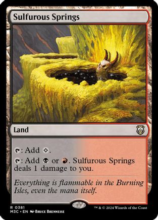 Image of Sulfurous Springs (Ripple Foil) [Modern Horizons 3 Commander]