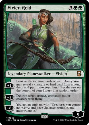 Image of Vivien Reid (Ripple Foil) (M3C-252) - Modern Horizons 3 Commander Foil