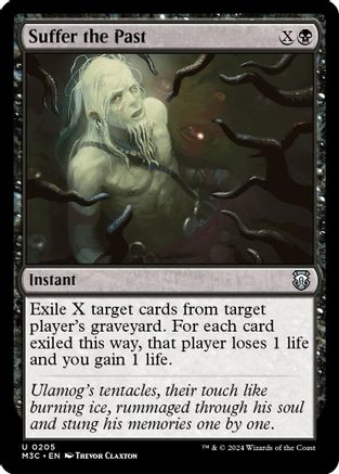 Image of Suffer the Past (Ripple Foil) (M3C-205) - Modern Horizons 3 Commander Foil