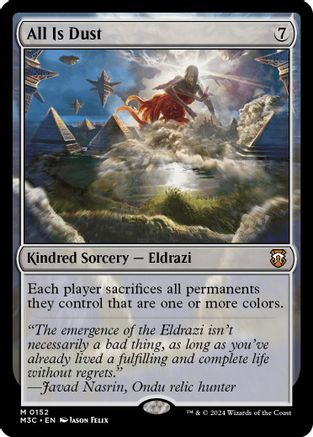 Image of All Is Dust (Ripple Foil) [Modern Horizons 3 Commander]