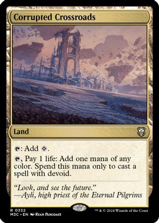 Image of Corrupted Crossroads (Ripple Foil) [Modern Horizons 3 Commander]