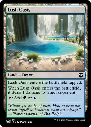 Image of Lush Oasis (Ripple Foil) [Modern Horizons 3 Commander]