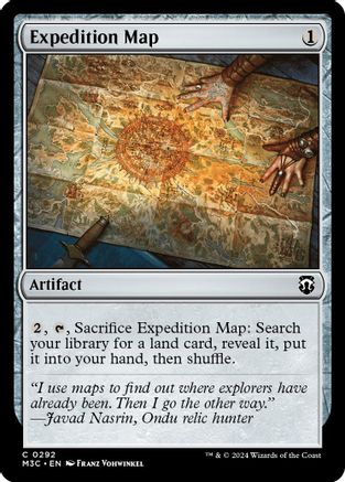 Image of Expedition Map (Ripple Foil) [Modern Horizons 3 Commander]