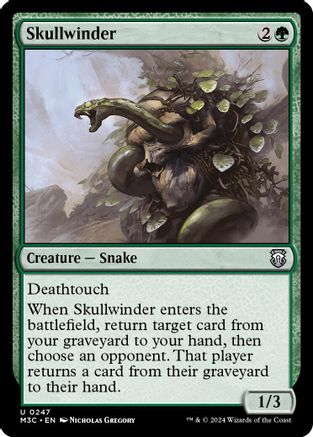 Image of Skullwinder (Ripple Foil) (M3C-247) - Modern Horizons 3 Commander Foil