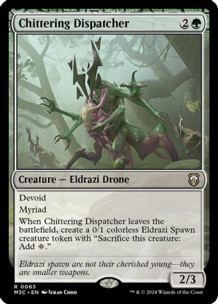 Image of Chittering Dispatcher (Ripple Foil) [Modern Horizons 3 Commander]