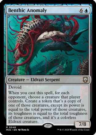 Image of Benthic Anomaly (Ripple Foil) (M3C-046) - Modern Horizons 3 Commander Foil