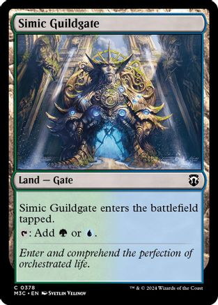 Image of Simic Guildgate (Ripple Foil) [Modern Horizons 3 Commander]