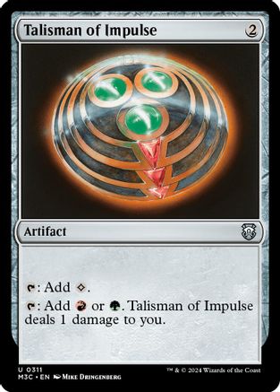 Image of Talisman of Impulse (Ripple Foil) [Modern Horizons 3 Commander]