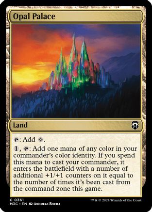 Image of Opal Palace (Ripple Foil) [Modern Horizons 3 Commander]