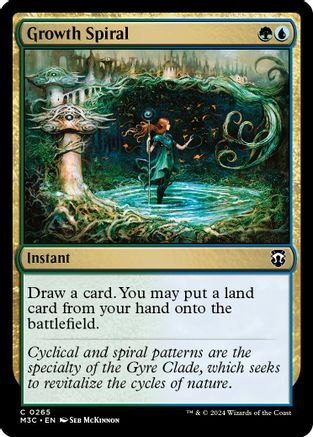 Image of Growth Spiral (Ripple Foil) [Modern Horizons 3 Commander]