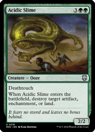 Image of Acidic Slime (Ripple Foil) [Modern Horizons 3 Commander]